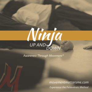 Ninja Up and Down Feldenkrais Movement Lessons