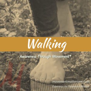 Feldenkrais movement series on Walking with Lindy Ost